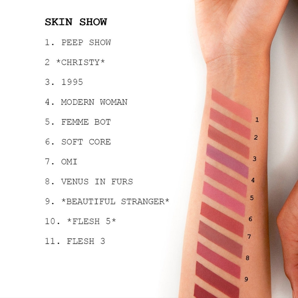Pat mcgrath 11 lipsticks for sale shades below